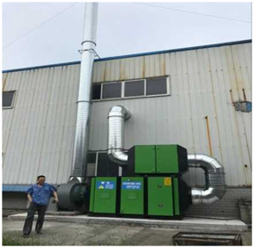 油漆廠有機(jī)廢氣治理工程